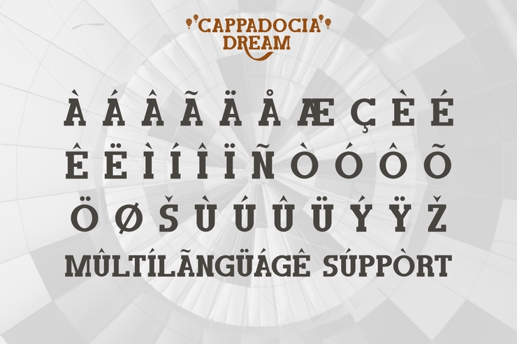 Cappadocia Dream字体 9