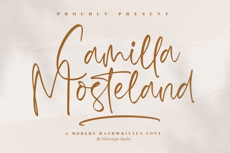 Camilla Mosteland字体 7