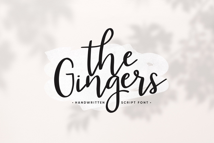 The Gingers字体 2