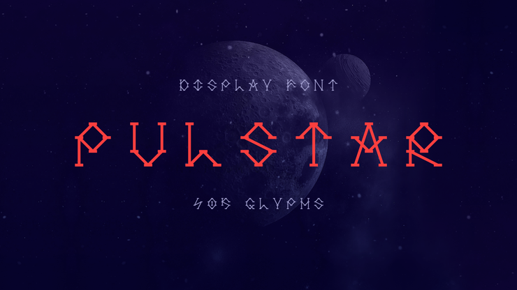 Pulstar字体 1