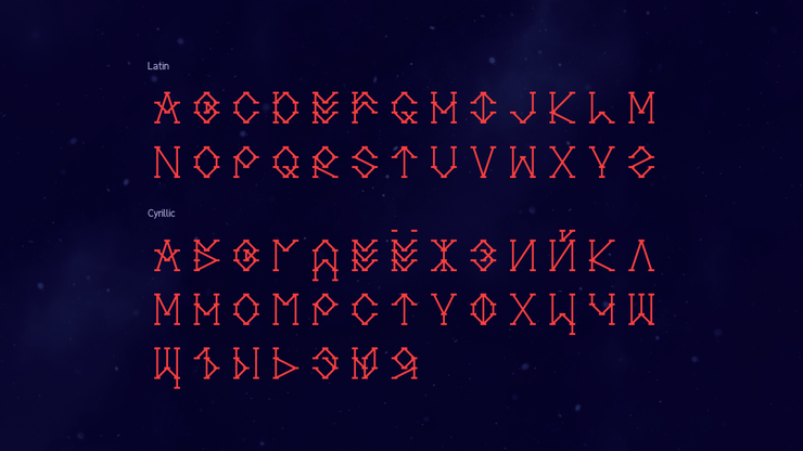 Pulstar字体 3