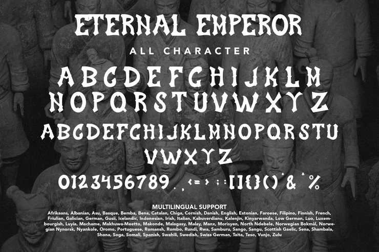 Eternal Emperor字体 10