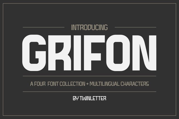 GRIFON字体 3