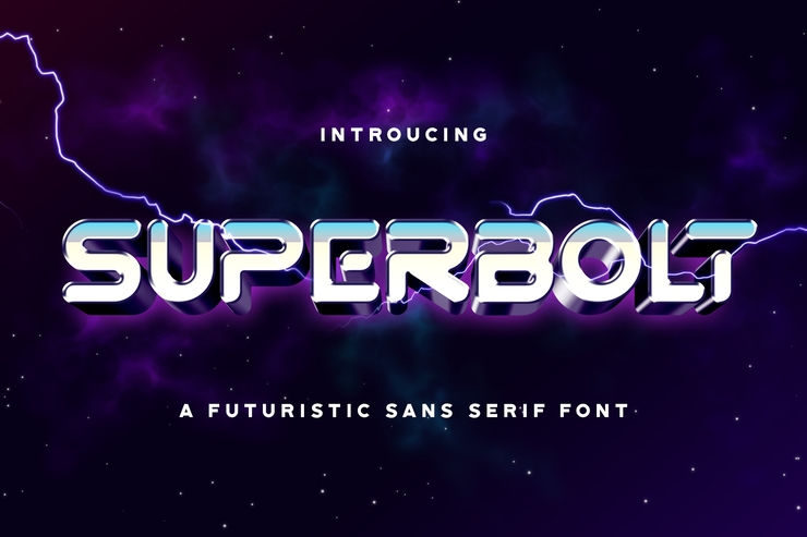 SUPERBOLT字体 5