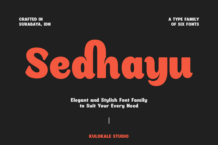 Sedhayu字体 1