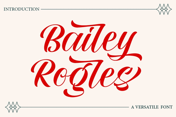 Bailey Rogles字体 9