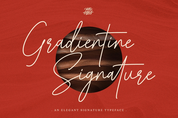 Gradientine Signature字体 2