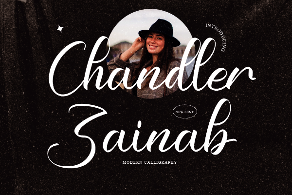 Chandler Zainab字体 3