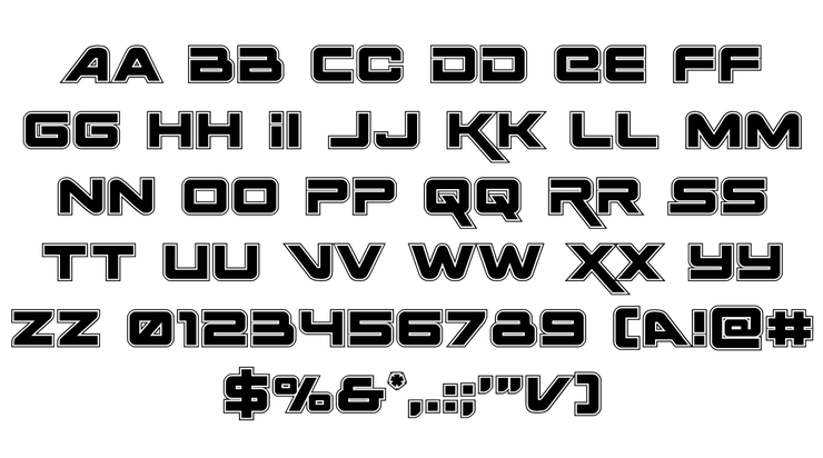 Space Ranger字体 1