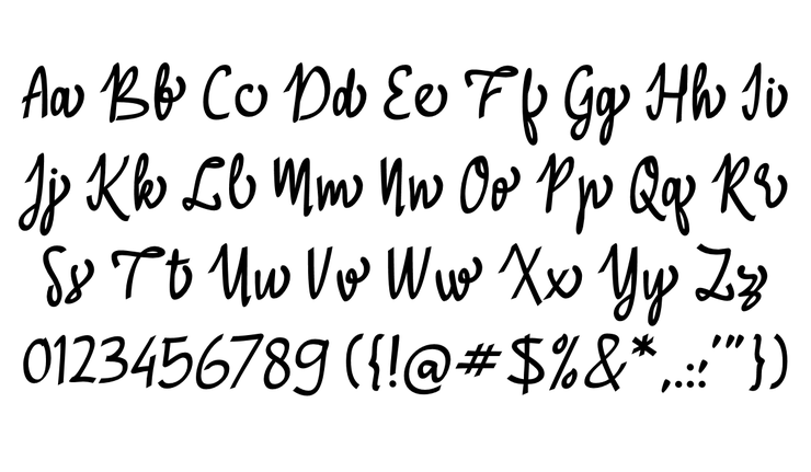 A Baster  Rules字体 2