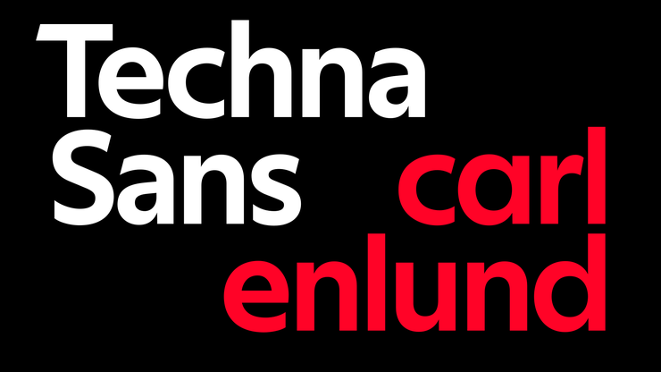 Techna Sans字体 1