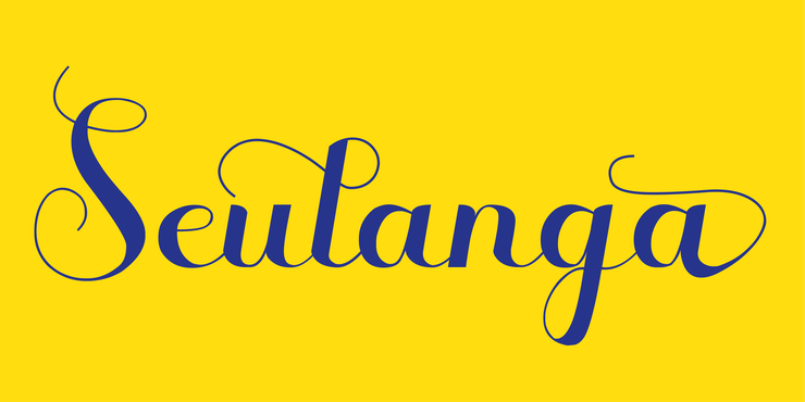Seulanga字体 1