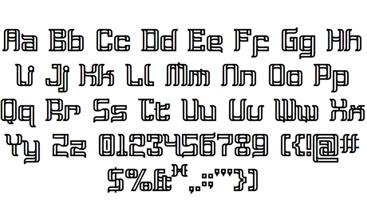 Chamadarya字体 2