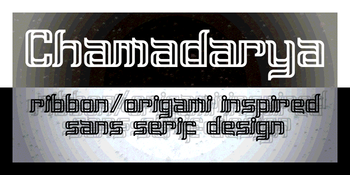 Chamadarya字体 3