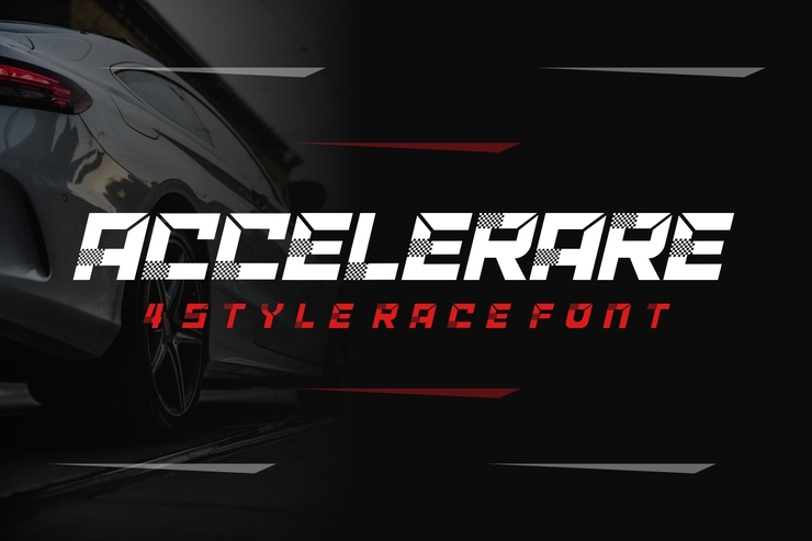 ACCELERARE字体 10