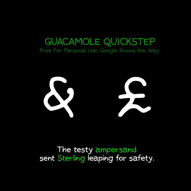 Guacamole Quickstep字体 3