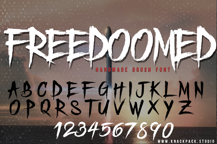 Freedoomed Demo字体 1