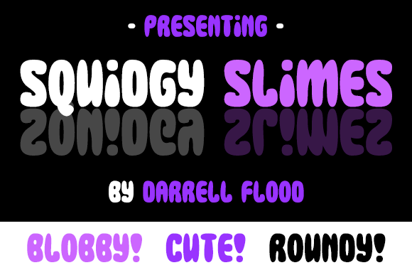 Squidgy Slimes字体 1