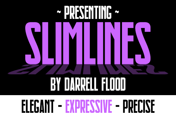 Slimlines字体 1