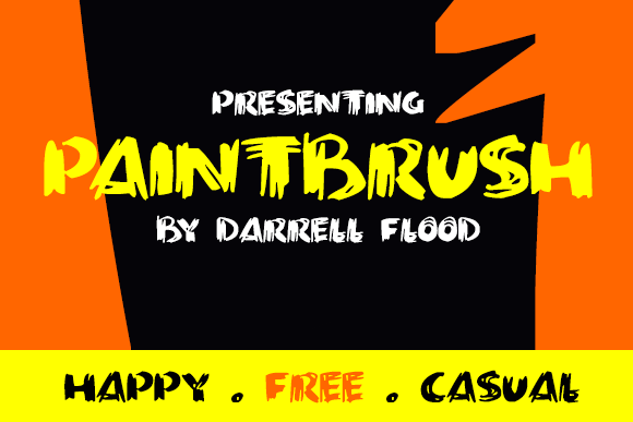 Paintbrush字体 1