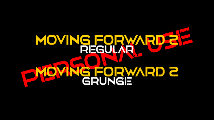 Moving Forward II字体 2