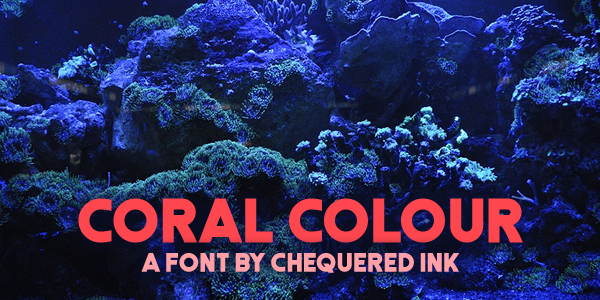 Coral Colour字体 2