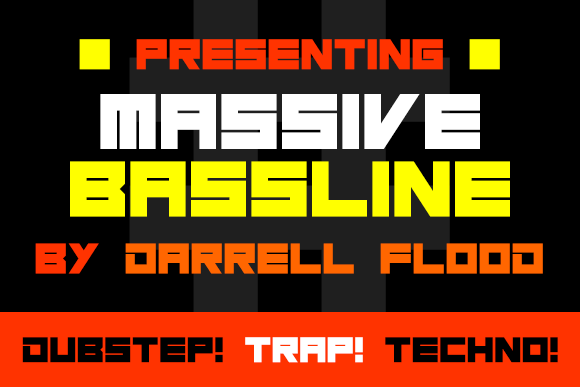 Massive Bassline字体 1