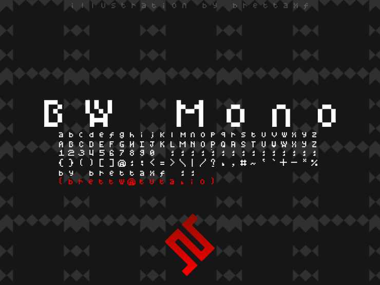 BWMono字体 1