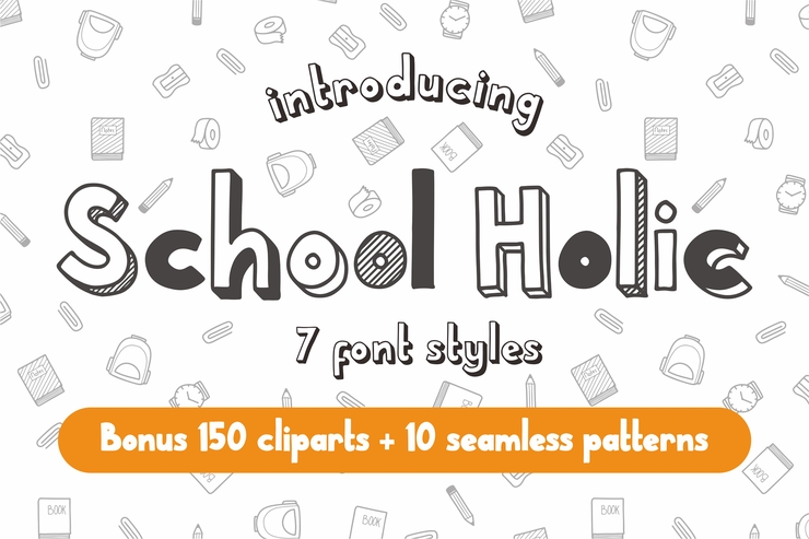 School Holic字体 1