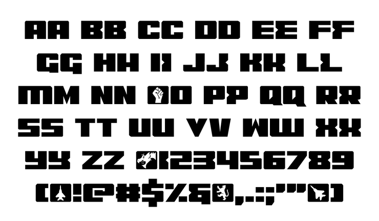 C.O.D.E.R.字体 3