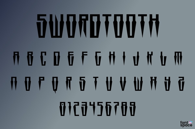 Swordtooth字体 7
