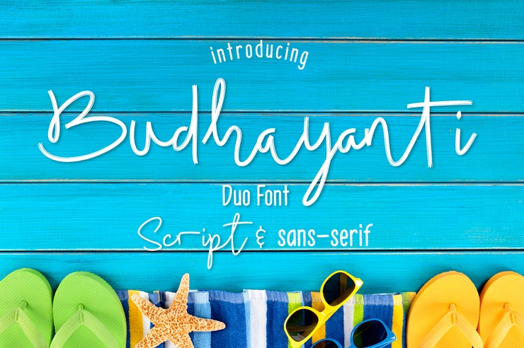 Budhayanti Script字体 4