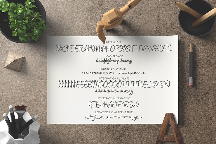 Geovana字体 4