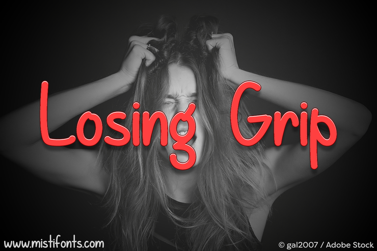 Losing Grip字体 1