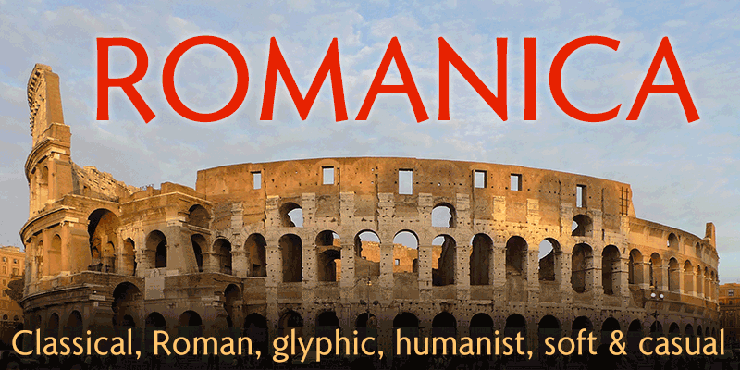 Romanica字体 2