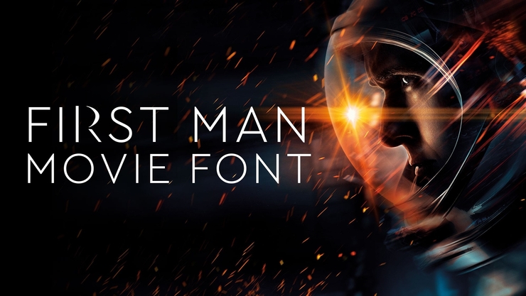 First Man Movie字体 1