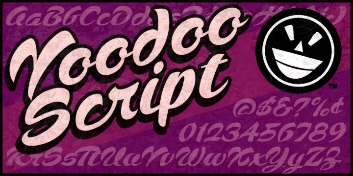 Voodoo Script字体 1