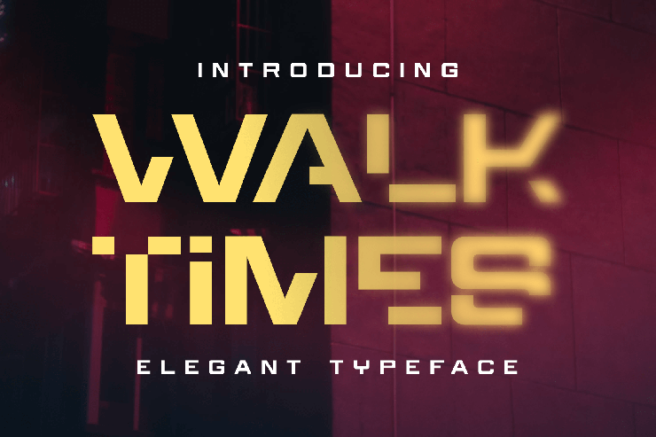 Walktimes字体 7