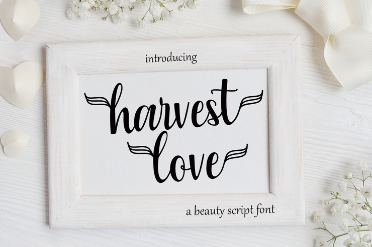 Harvest Love字体 5