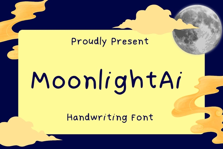 Moonlight Ai字体 2