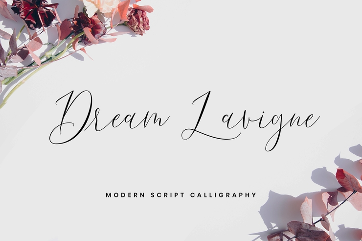 Dream Lavigne Script字体 2