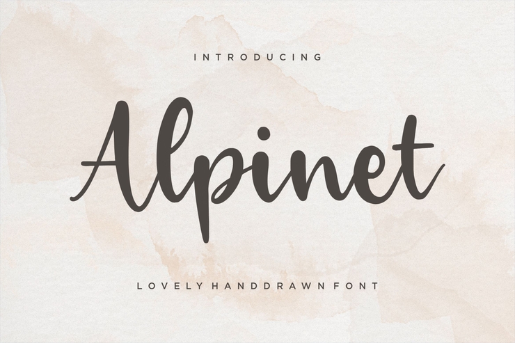 Alpinet字体 1