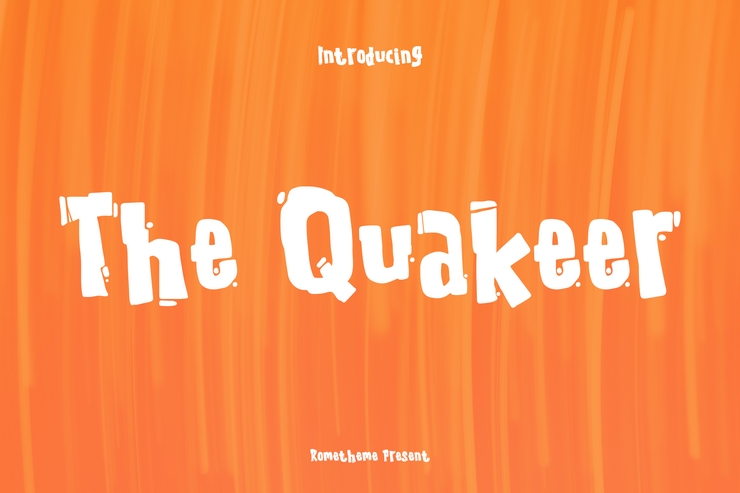 The Quakeer字体 2
