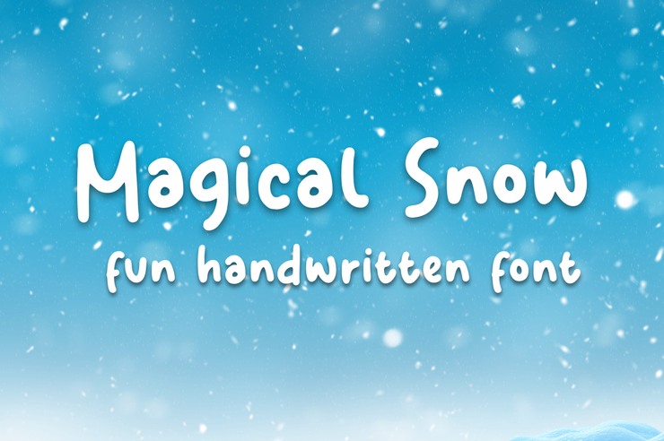 Magical Snow字体 1