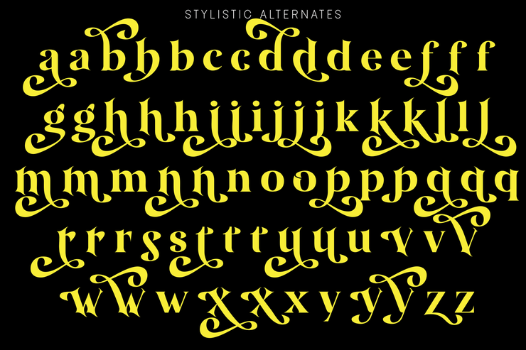 Amidala字体 5