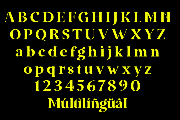 Amidala字体 8