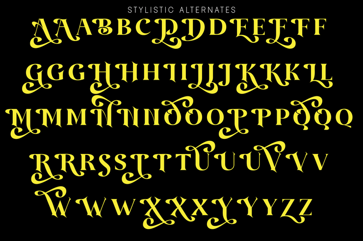 Amidala字体 9