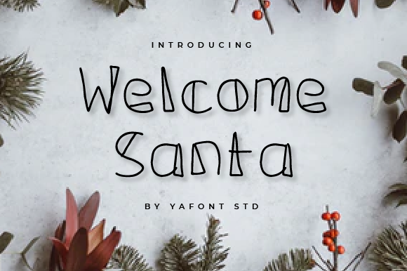 Welcome Santa字体 1