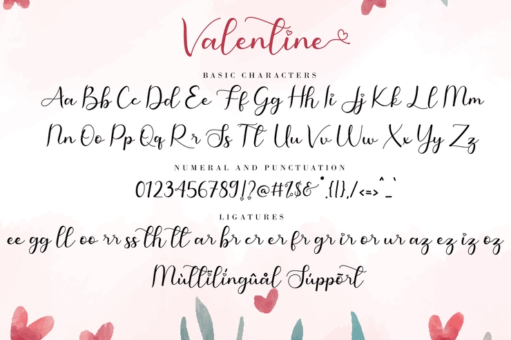 Pretty Valentine字体 6