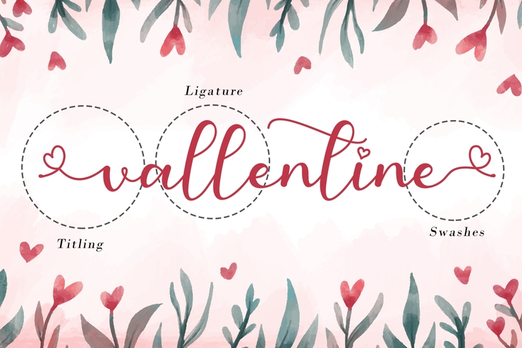 Pretty Valentine字体 8
